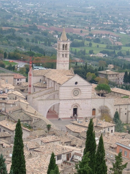 Photo:  Church Santa Chiara, Assisi, Italy 